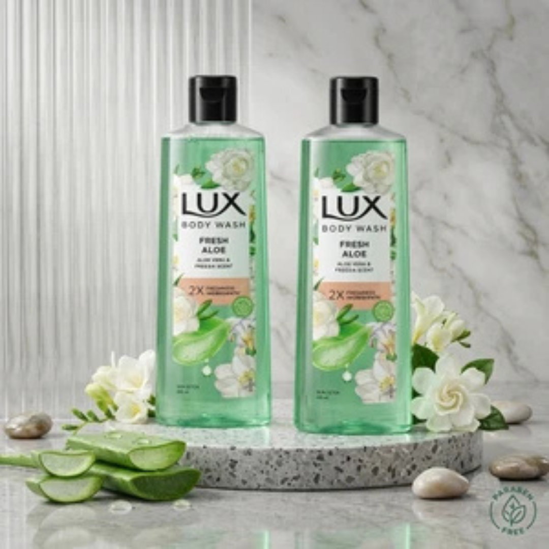 Lux Fresh Aloe Body Wash with Aloe Vera & Freesia Scent