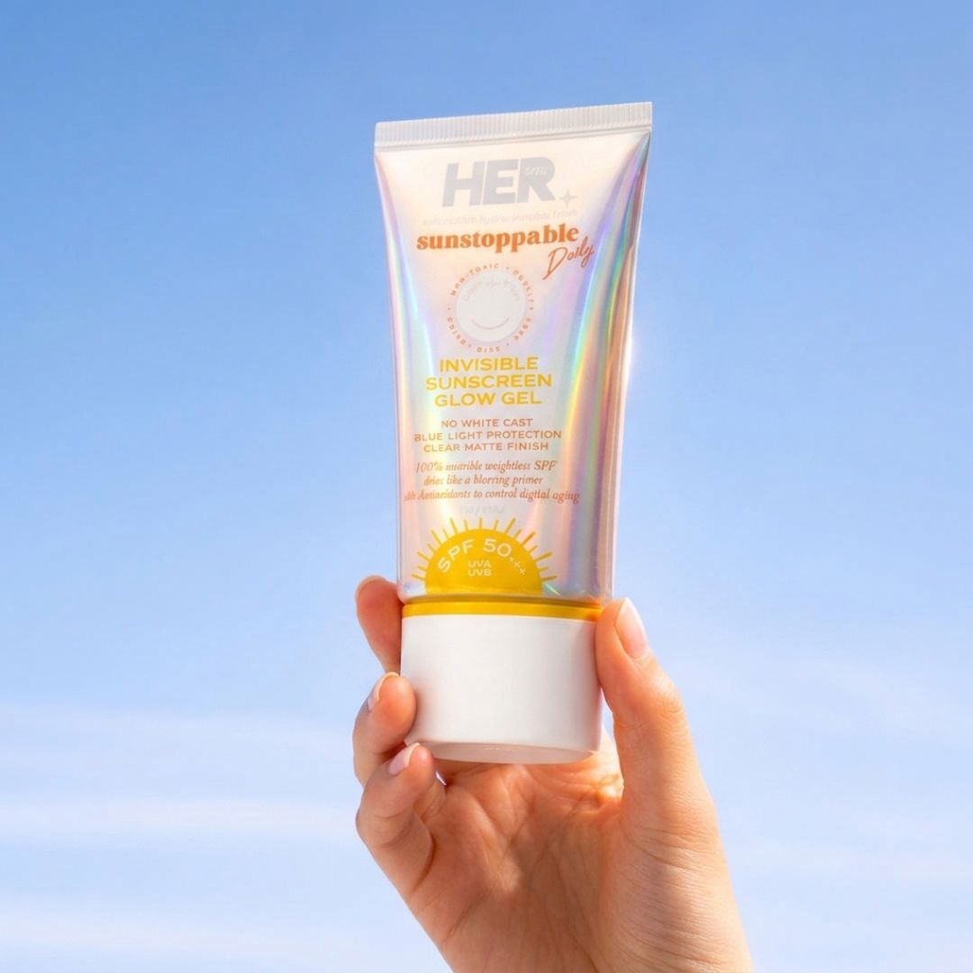 Invisible Sunscreen Glow Gel (Gel Moisturizer SPF 50)