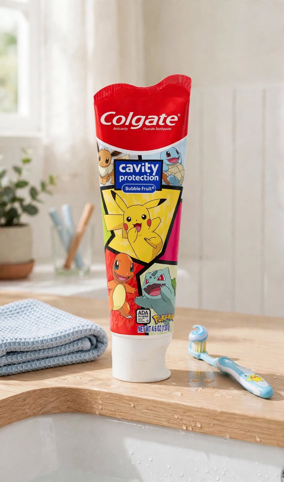 Colgate Pokémon Cavity Protection Bubble Fruit Toothpaste 130g | Kids Toothpaste