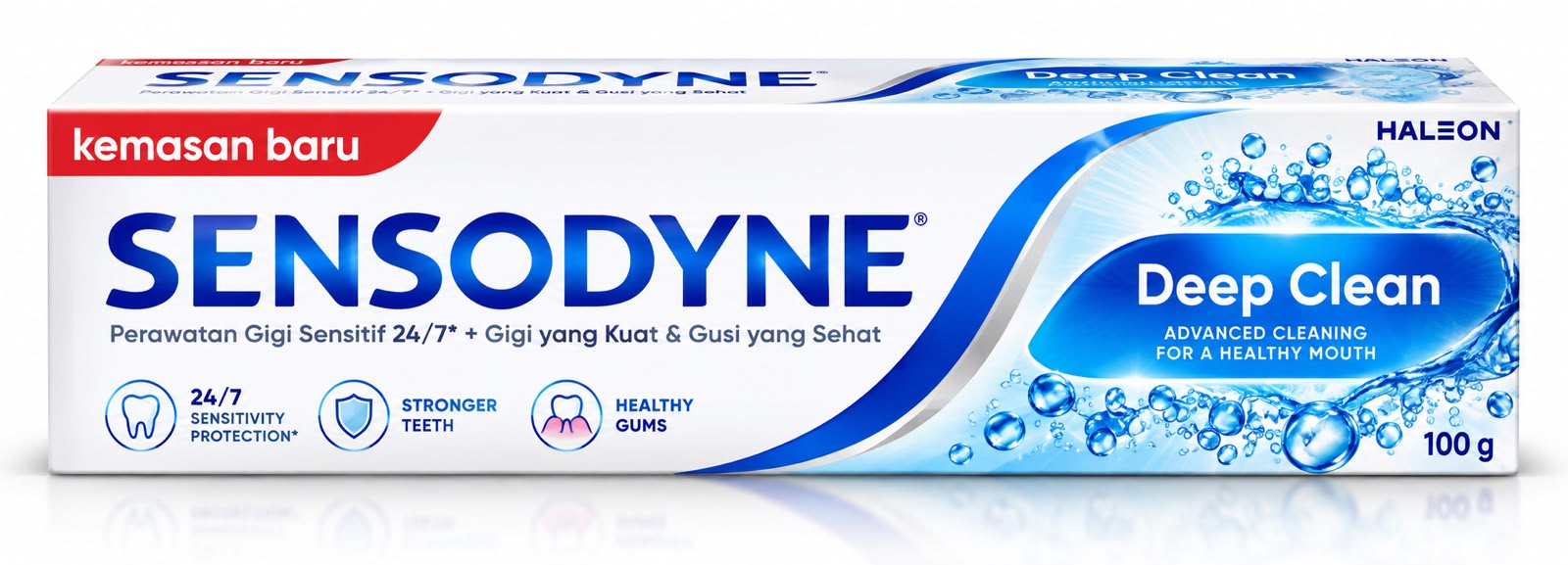 Sensodyne Deep Clean Toothpaste 100g – Advanced Cleaning & Sensitive Teeth Care
