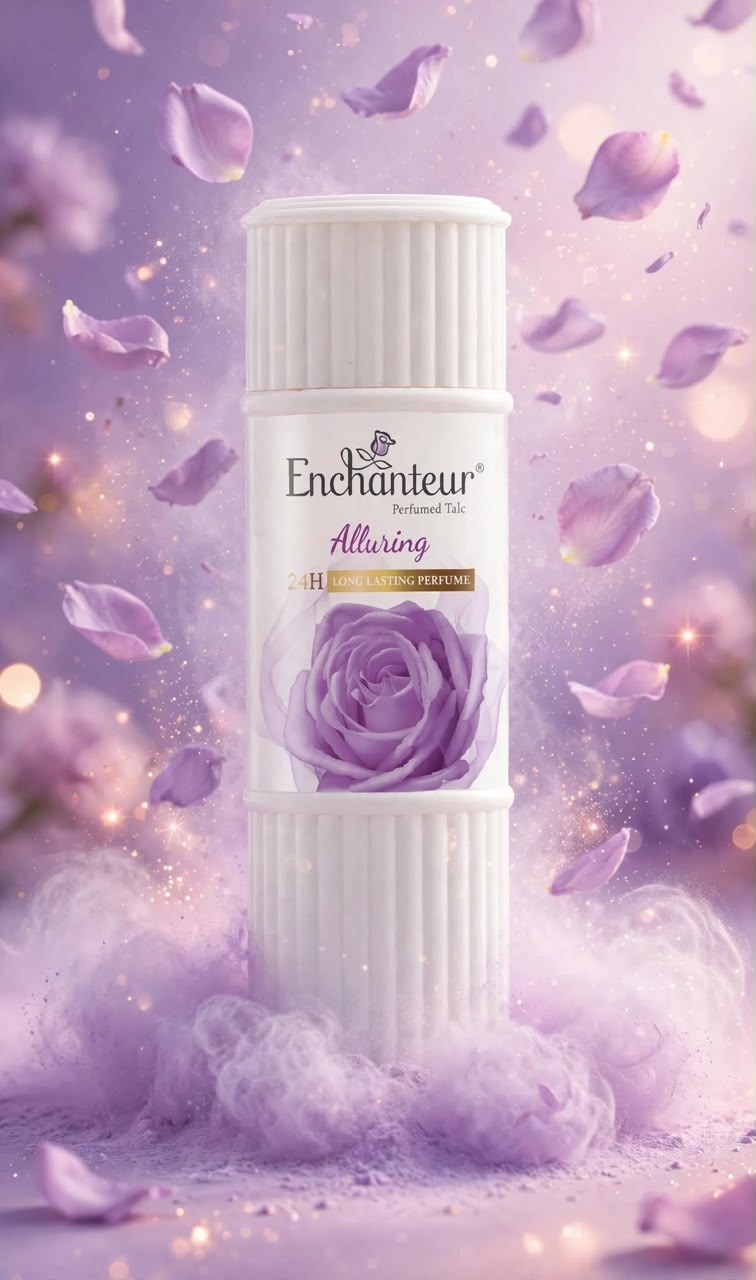 Enchanteur Alluring Perfumed Talc – 24H Long-Lasting Perfume
