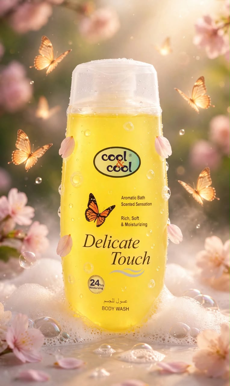 Cool & Cool Delicate Touch Body Wash – Rich, Soft & Moisturizing